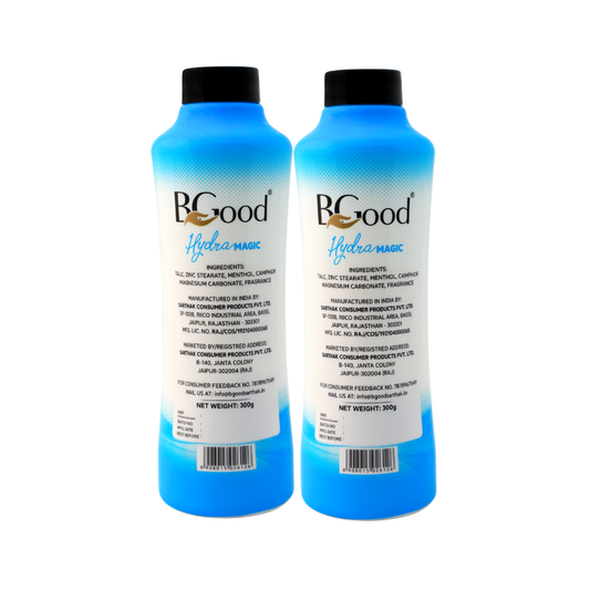 BGood | Hydra Magic Cool Talcum Powder 300gm x 2 Pack | Deo Talc