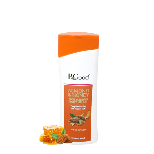 BGood | Almond & Honey Moisturizing Body Lotion – 300ml | Lotion Cream for Women & Men