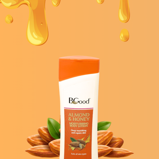 BGood | Almond & Honey Moisturizing Body Lotion – 300ml | Lotion Cream for Women & Men