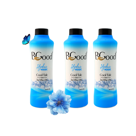 BGood | Hydra Magic Cool Talcum Powder 300gm x 3 Pack | Deo Talc
