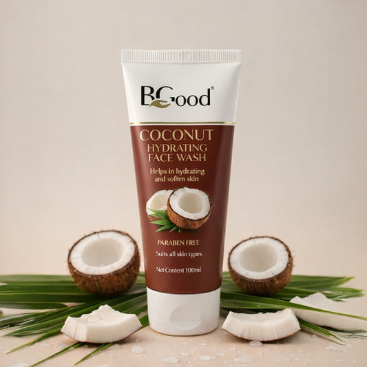 BGood | Coconut Hydrating Face Wash – 100ml | Paraben Free Unisex Facewash