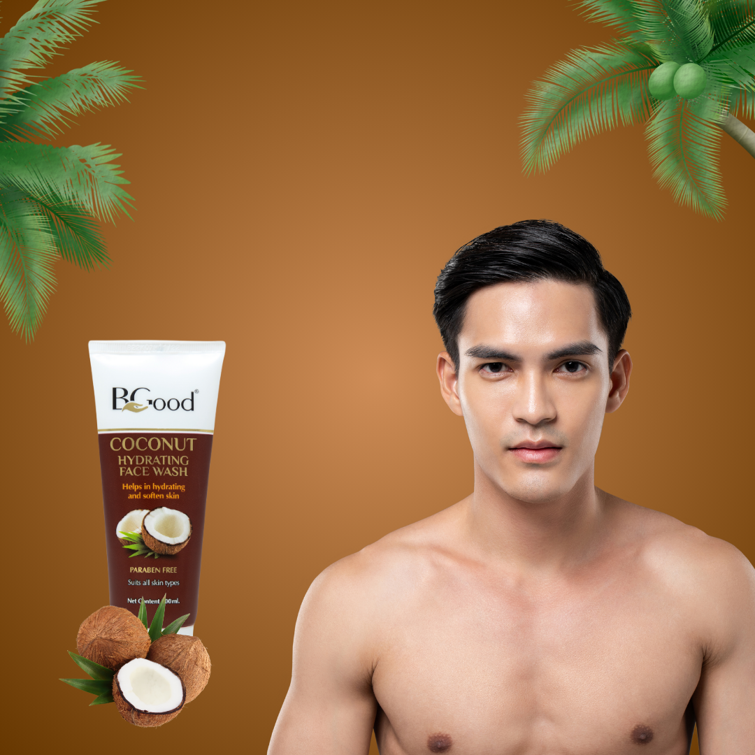 BGood | Coconut Hydrating Face Wash – 100ml | Paraben Free Unisex Facewash