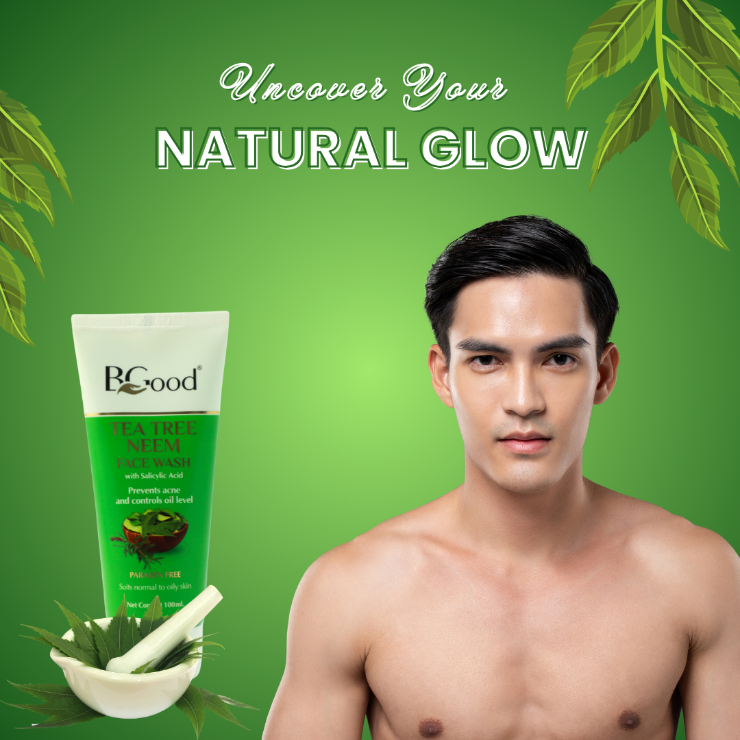 Bgood Neem Tea Tree Face Wash​ for Natural Glow