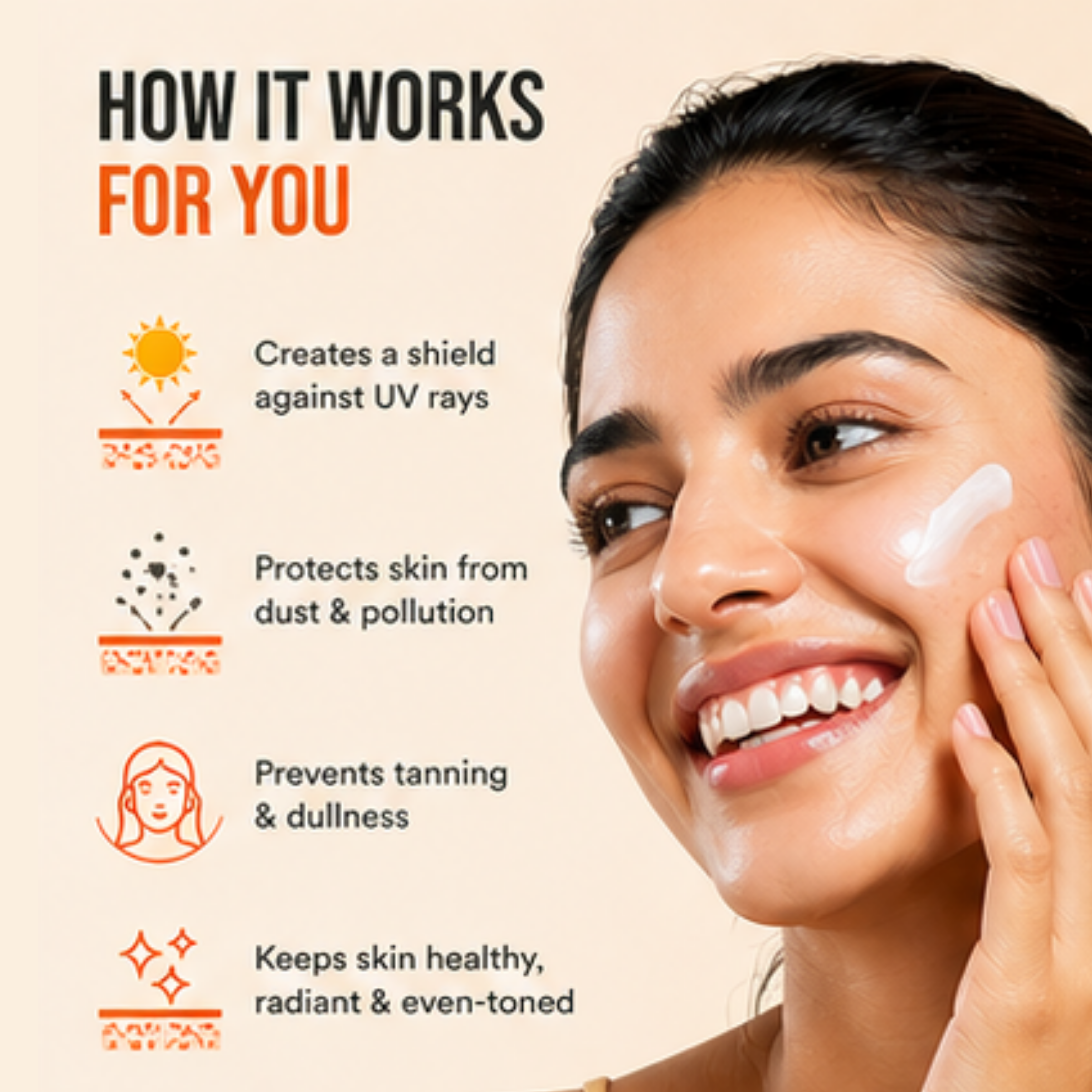 Anti-Pollution Sunscreen Gel SPF 50 PA+++ | No White Cast | For Indian Skin