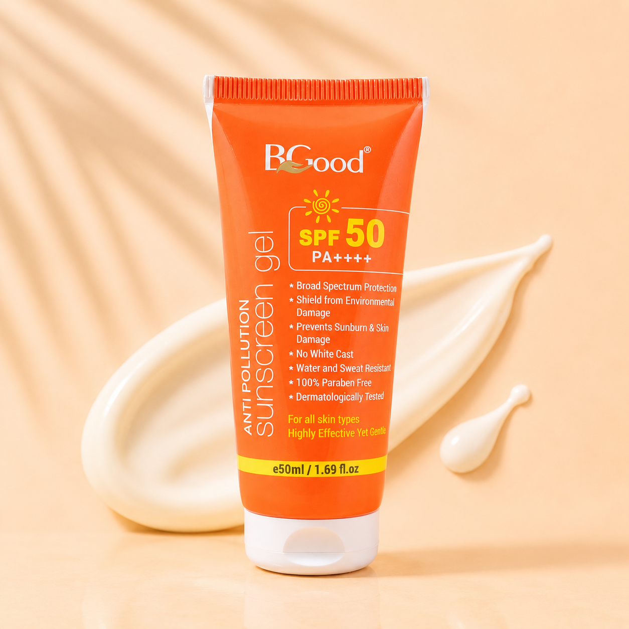Anti-Pollution Sunscreen Gel SPF 50 PA+++ | No White Cast | For Indian Skin