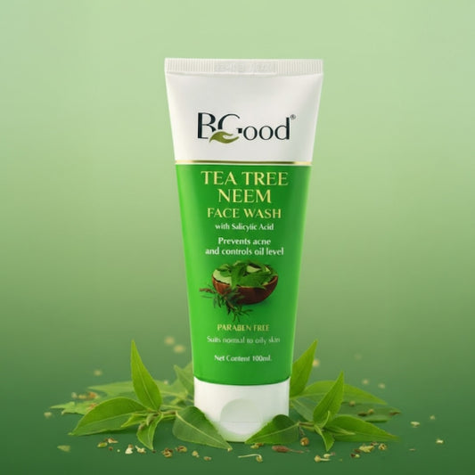 BGood | Tea Tree Neem Face Wash | Paraben Free Unisex Facewash