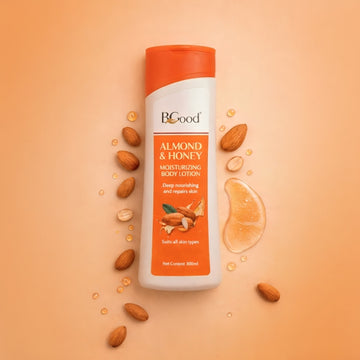 BGood | Almond & Honey Moisturizing Body Lotion – 300ml  | Lotion Cream for Women & Men